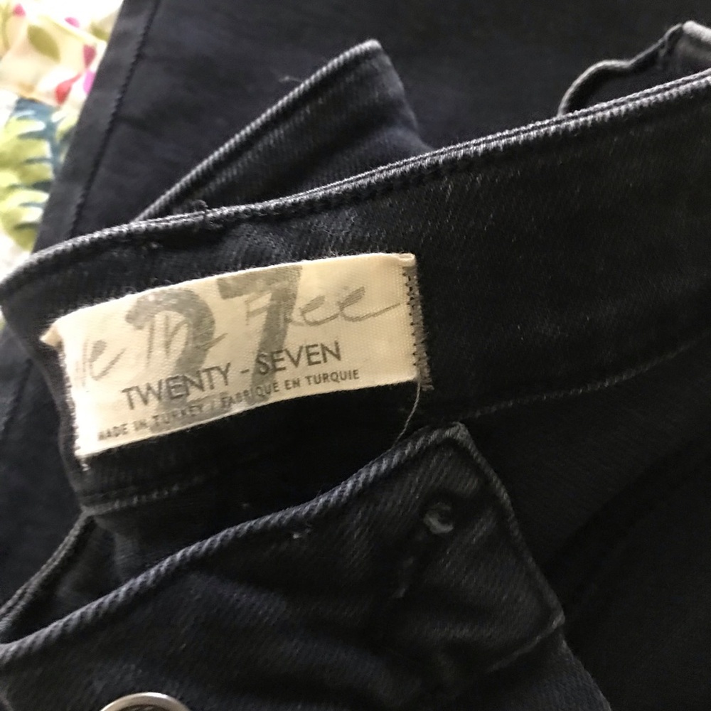 We The Free Black Boot Cut Jeans